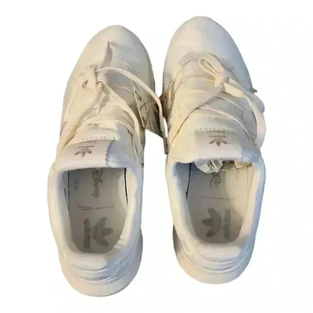 Adidas Originals Flex J Disney The Little Mermaid White Womens Sneakers Size 6 - Picture 6 of 11